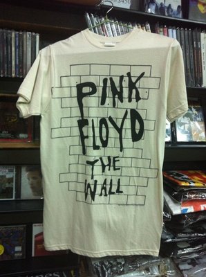 70T恤 全新進口 PINK FLOYD THE WALL FITTED JERSEY米白色 S 最後半價