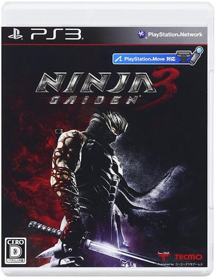PS3　忍者外傳 3 初回版 (NINJA GAIDEN 3)　純日版 全新品