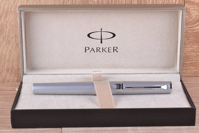 【品光數位】派克 Parker 第五元素 霧銀白環 水性鋼筆 2013年 細桿 EE#GX0434