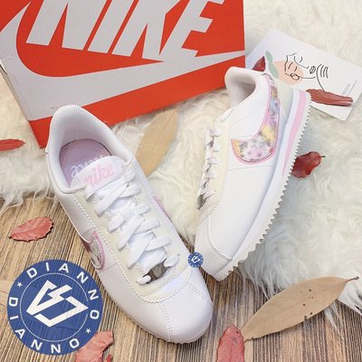 帝安諾-實體店面Nike 阿甘 Cortez Basic SE 白色 花朵 花卉 粉色 淺粉 女鞋 CN8145-100
