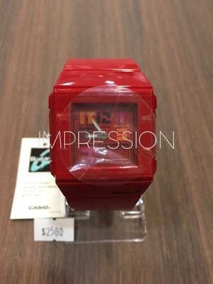 【IMPRESSION】CASIO BABY-G 時尚 方型 雙顯錶 冷光 BGA-200PD-4BDR