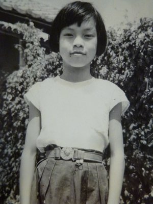 210116-童子軍腰帶-小女孩-相關特殊(一律免運費-只有一張)老照片