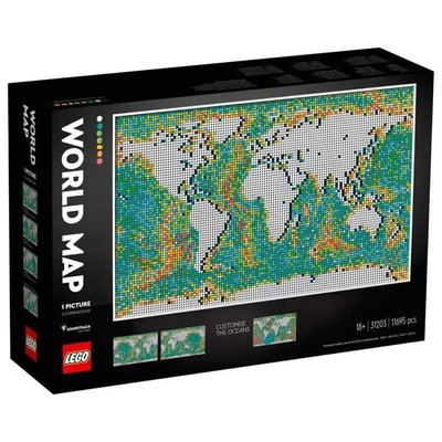 LEGO 樂高 31203 【樂高熊】 世界地圖 WORLD MAP 全新未拆 保證正版台樂公司貨