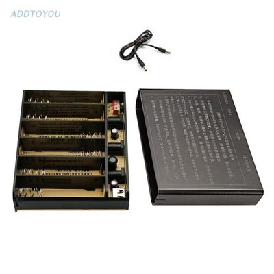 BTM  USB 5V DC 9V 12V 輸出 6x 18650 電池 UPS DIY 電源盒適用於路由器