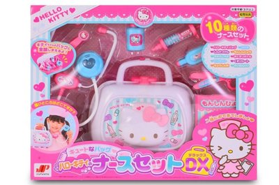 佳佳玩具 ----- 日本進口 三麗鷗 正版授權 Kitty 附手提盒 醫生組 扮家家酒 甜心醫護組 【0542203】