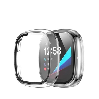 【PC透明殼】Fitbit Versa 3 智慧手錶全包保護殼 清水套 矽膠套 TPU