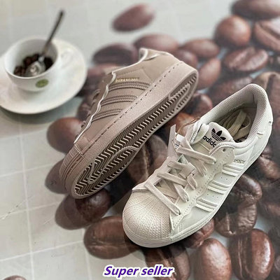 【明朝運動館】【免運】Adidas Originals Superstar 奶油白 貝殼鞋 灰褐色 摩卡 咖啡色 GW4441/0耐吉 愛迪達