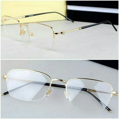 最新Connie代購#Montblanc 萬寶龍 新品萬眼鏡框男士光學超輕款半框眼鏡MB0131O 商務時尚眼鏡架