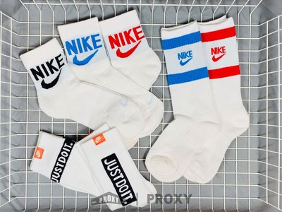 【PROXY】NIKE HERTAIGE CREW SOCKS 復古 黑白 白 長襪 襪子 襪 一組兩雙