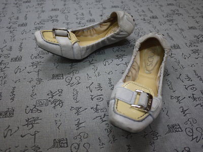 義大利製 TOD’S 高級麂皮娃娃鞋 USA 6 EUR 36 JPN 23 CM