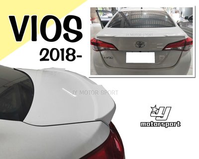》傑暘國際車身部品《全新 TOYOTA VIOS 2018 18 19 年 V版 鴨尾 擾流板 尾翼 含烤漆