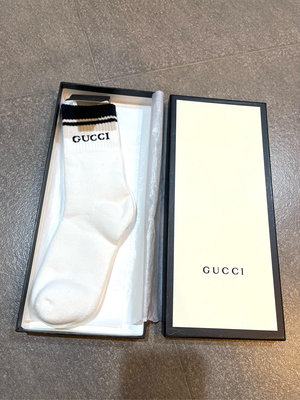 Gucci 古馳 Cotton Gucci logo 襪子