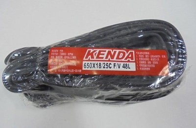 三重新鐵馬 kenda建大 650C內胎 丁基橡膠 650x18/25c (法嘴)48MM 一條98元