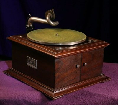 阿德古董店 1900年代Victor VV-VI留聲機  78轉唱片 唱針  全省買賣古董傢俱