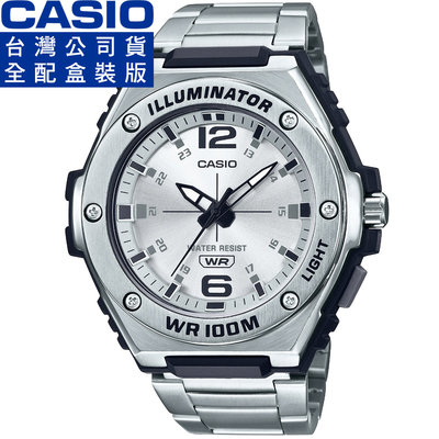 【柒號本舖】CASIO 卡西歐超霸運動鋼帶錶-銀 # MWA-100HD-7A (台灣公司貨全配盒裝)