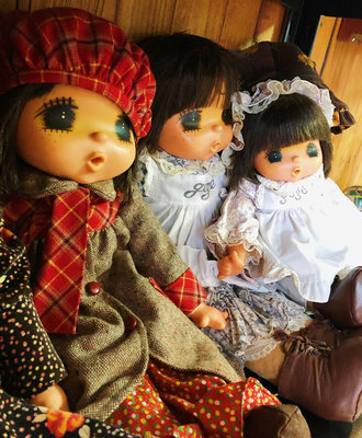 【二手】日本古董娃娃 昭和娃娃 昭和小古董膠皮娃娃大號昭和古董娃娃20653【李掌櫃】