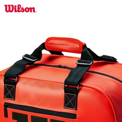 【熱賣精選】Wilson威爾勝多功能大容量雙色拼接網球手提背包