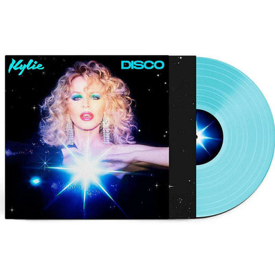 Kylie Minogue凱莉米洛 Disco迪斯可迷情 LP淺藍膠唱片彩膠唱片