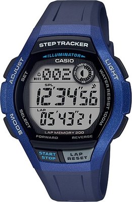 附台灣卡西歐保卡才是公司貨【時間光廊】CASIO 卡西歐 跑步錶 計步器 200組圈速記憶 WS-2000H-2A