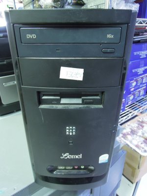 ...點子電腦-北投...中古◎聯強LEMEL電腦主機◎2核心E6550 DDR2 2GB/DVD/160G/1850元