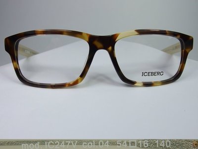 信義計劃 眼鏡 ICEBERG IC247V 日本製 膠框 方框 亞洲版高鼻墊 eyeglasses