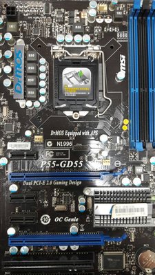 【玉昇電腦】微星MSI P55-GD55/DDR3 /1156主機板