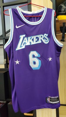 [ 全新 ] 2022 湖人隊 紫色 75周年 雷射 NIKE 籃球背心 球衣 電繡 James 詹姆斯 LBJ 小皇帝