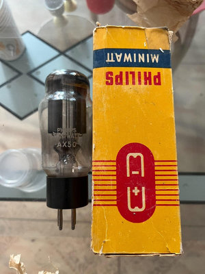 全新古董飛利浦AX50電子管 發燒音響膽機毒聲膽 玻璃表層有70074