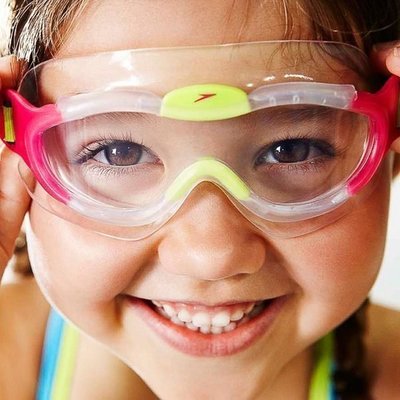 ~BB泳裝~ SPEEDO 兒童專用潛水面鏡 大框泳鏡 抗UV 廣角 SEA SQUAD MASK 適2-6歲 粉/藍