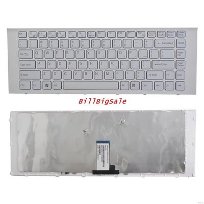 白色英文規格鍵盤 Sony VPCEG-211T EG-212T EG-112T VPCEG-111T 筆記型電腦