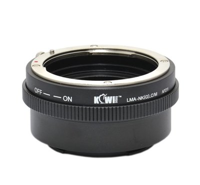 Kiwifotos KW81 Nikon G 轉鏡頭 轉CANON EOS M M5 M10 M100 M6機身 轉接環