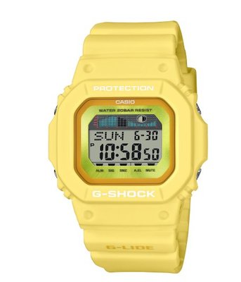 【萬錶行】CASIO G SHOCK G-LIDE 陽光亮麗 經典潮汐衝浪錶款 GLX-5600RT-9