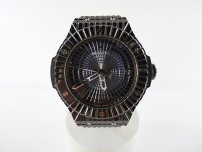 [卡貝拉精品交流] HUBLOT 宇舶 Big Bang 自動上鍊 機械錶 男錶 黑色 陶瓷 41mm 橡膠帶 盒單齊全