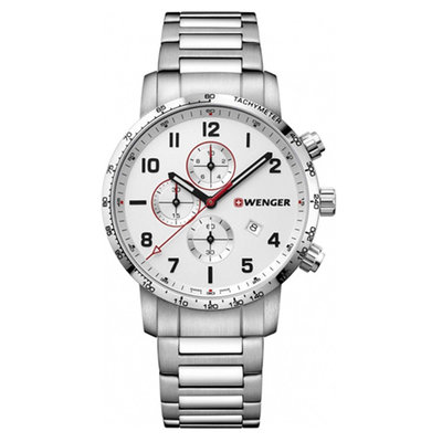 【時光鐘錶公司】WENGER 威格 01.1543.110 Attitude Chrono 計時時尚腕錶