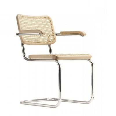【台大復古家居_德式極簡】Thonet S64 鋼管扶手椅 Cesca Chair_Marcel Breuer B64