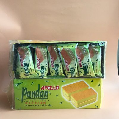 KUE PANDAN APOLO PANDAN FB19001班蘭蛋糕 馬來西亞零食