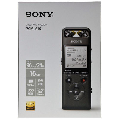 全新現貨Sony PCM-A10 A10 PCM 專業級線性錄音機數碼錄音機 A 系列 纖巧輕盈設計播放 可調式 *TW*