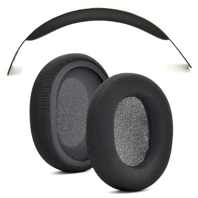 gaming微小配件-適用於 SteelSeries Arctis 1 無線遊戲耳機替換耳墊和頭帶墊 套裝-gm