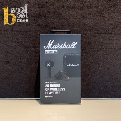 [反拍樂器]Marshall Minor III 真無線藍牙耳機 公司貨 免運