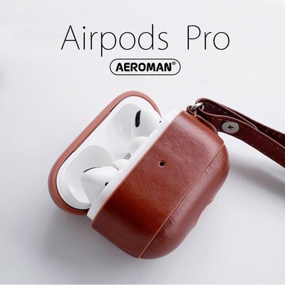 ICARER airpods pro 皮革保護套 手腕版 防摔 適用 apple airpods pro