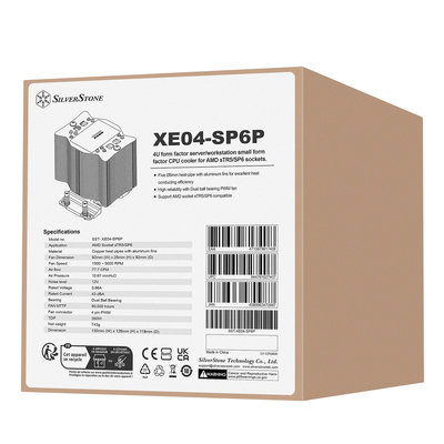 小白的生活工場*SilverStone 銀欣 XE04-SP6P 4U散熱器 適用於4U小型伺服器 /TR5/SP6腳位