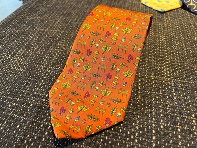 【阿鴻先生選物店】知名品牌Salvatore Ferragamo 滿版圖案 領帶 #千元領帶買四條3000元含運
