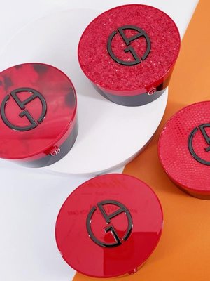 Armani 阿瑪尼高定紅色氣墊粉底bb限定外盒 2號3號升級新款替換芯