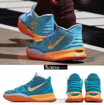 【GL代購】免運 Concepts x Nike Kyrie 7 藍 綠 金 CT1137-900 籃球鞋