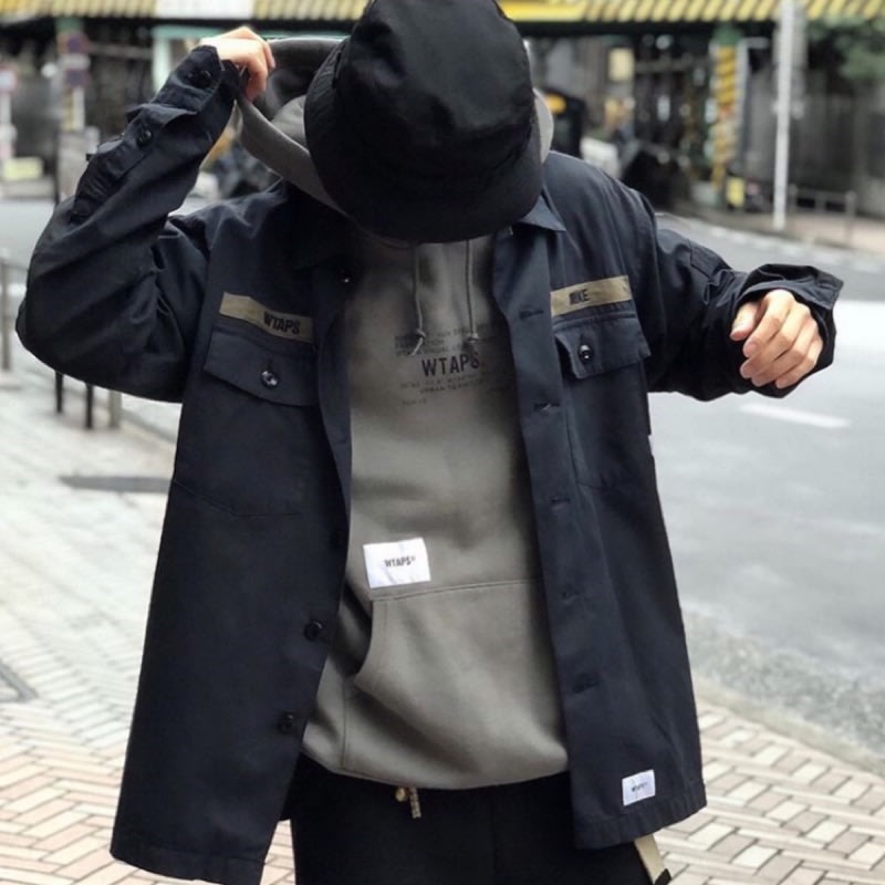 19AW WTAPS BUDS LS / SHIRT. COTTON. RIPSTOP 水洗兩袋長袖