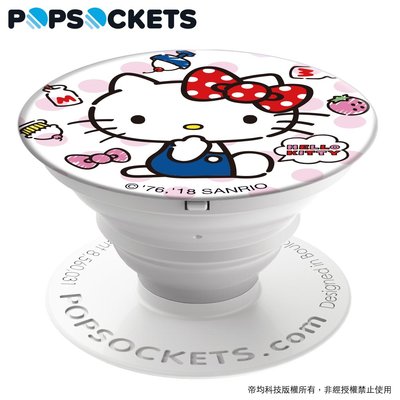 Hello Kitty-午茶時光【PopSockets泡泡騷】美國時尚多功能手機支架