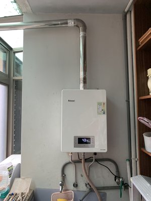 大家庭專用~林內RUA-C1620WF電腦遙控數位恆溫強制排氣型16公升瓦斯熱水器(RUAC1620WF含基本安裝)