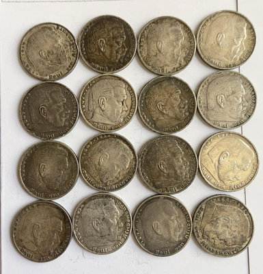 二手 德國5馬克銀幣 錢幣 銀幣 硬幣【奇摩錢幣】1680