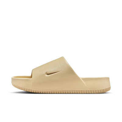 NIKE 休閒鞋 NIKE CALM SLIDE 男 FD4116200 米黃 現貨