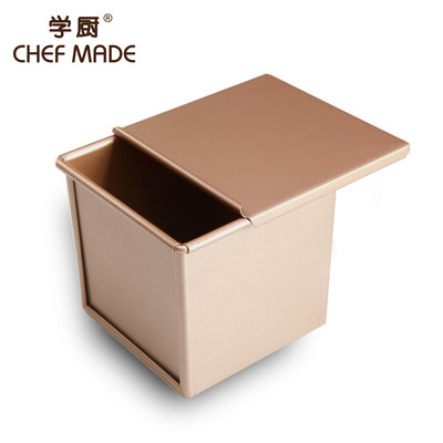 【Chefmade學廚】WK9317 水立方不沾滑蓋方型吐司盒 11.5*11.4*10.6cm